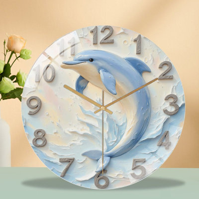 Horloge murale Dolphin