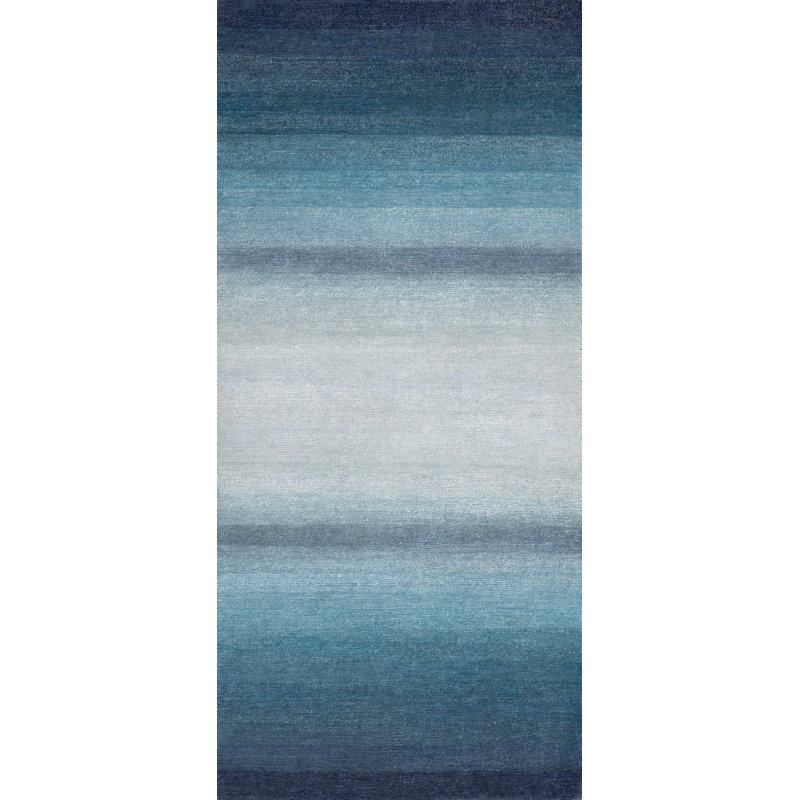 Fade Ombre Area Rug, Runner 3' x 7'
