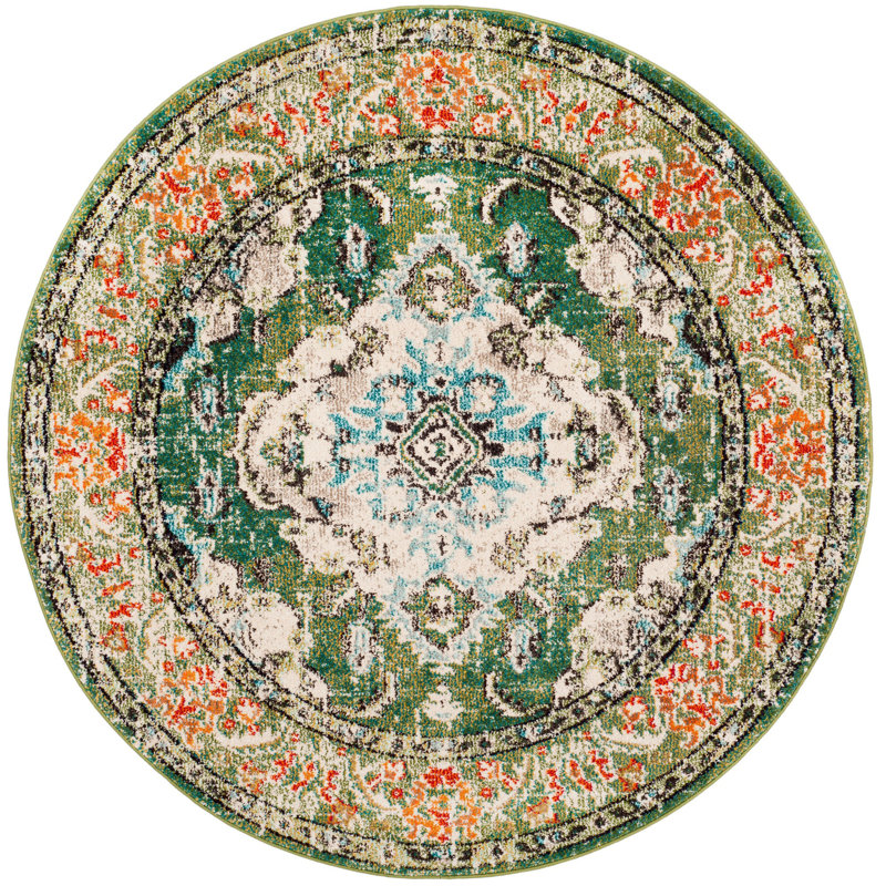 Eastchester Oriental Area Rug, Round 122 cm
