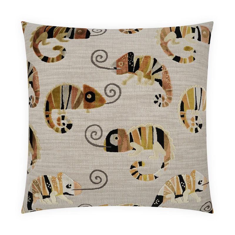 Chameleon Square Pillow Cover & Insert, Square 24"