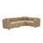 L-Shaped Curved Contemporary Sectional Sofa