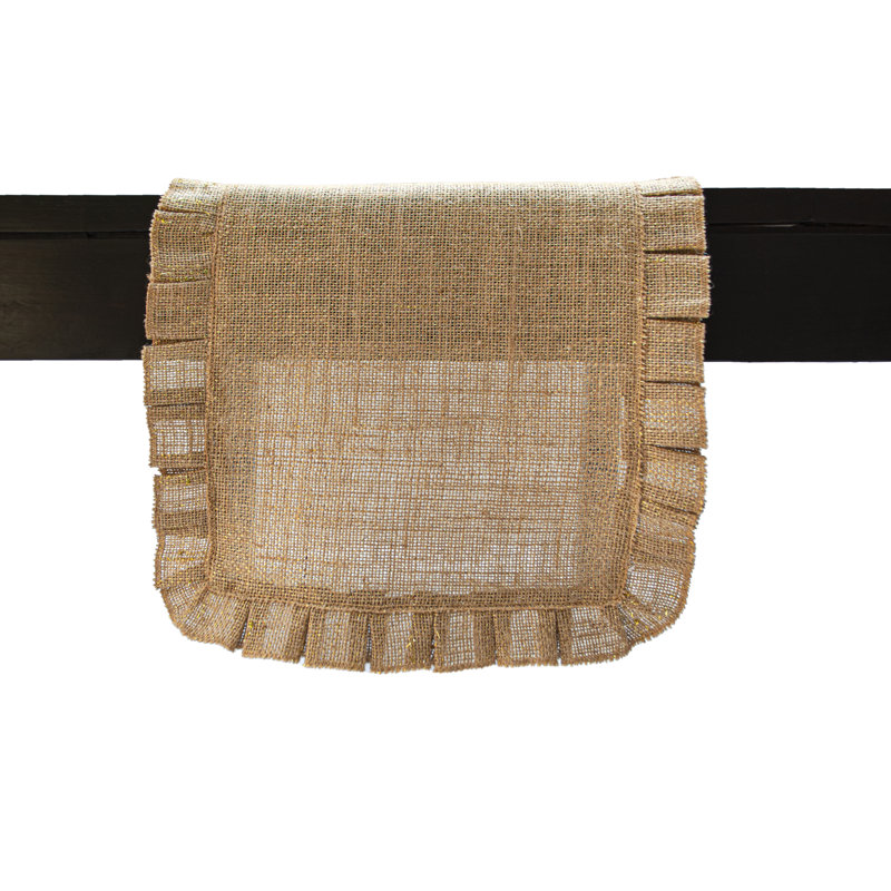 Maxfield Table Runner, Beige/Gold
