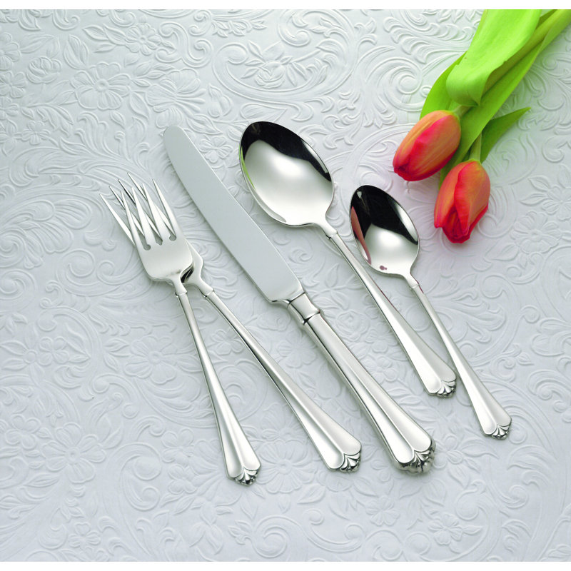 Elegant Stainless Steel Traditional Tablespoon Set