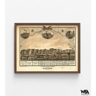 Battle Creek Michigan 1869, Battle Creek Poster, Battle Creek MI Map, Michigan Wall Art, Home Office Wall Decor, Kids Study Room Wall Art
