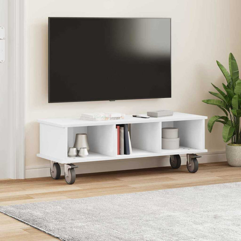 Unfinished TV Stand for TVs up to 77", White