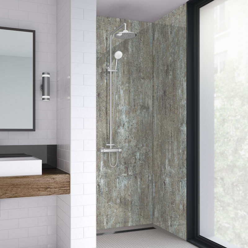 90mm W x 242mm H Decorative Wall Panel with Glass
