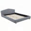 Lit tapissier en velours-2059635101