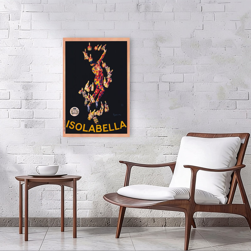 «Islabella», impression d'art rétro classique rétro, H 36 po x l 24 po
