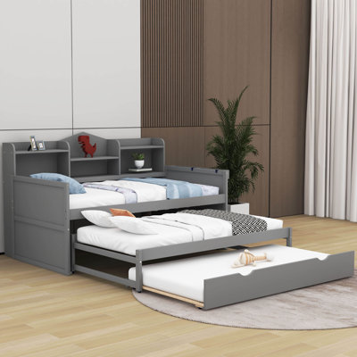 Lit de jour simple en bois Demetris