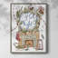 O O Night Night II, reproduction encadrée - bois massif-1114572657