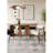 Rug Branch Nazira 4' x 6' (3'9" x 5'6") Grey/Beige Damask Indoor Area Rug, Contemporary, Low Pile, Stain-Resistant Carpet - Living Room, Bedroom, Dining Room, and Kitchen-669764412