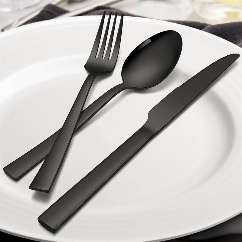 Latitude Run Wrangell 16 Piece Stainless Steel Cutlery Set , Service for 4