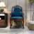 Blue Faux Leather
