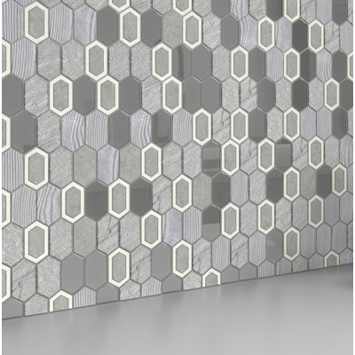 Literati Twain 12 in. x 12 in. Glossy/Honed/Texture CS1 Wall Tile (10.01 sq. ft./Case)