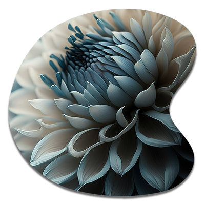 Speirs - Dahlia Drop Shape Asymmetric Metal Wall Art