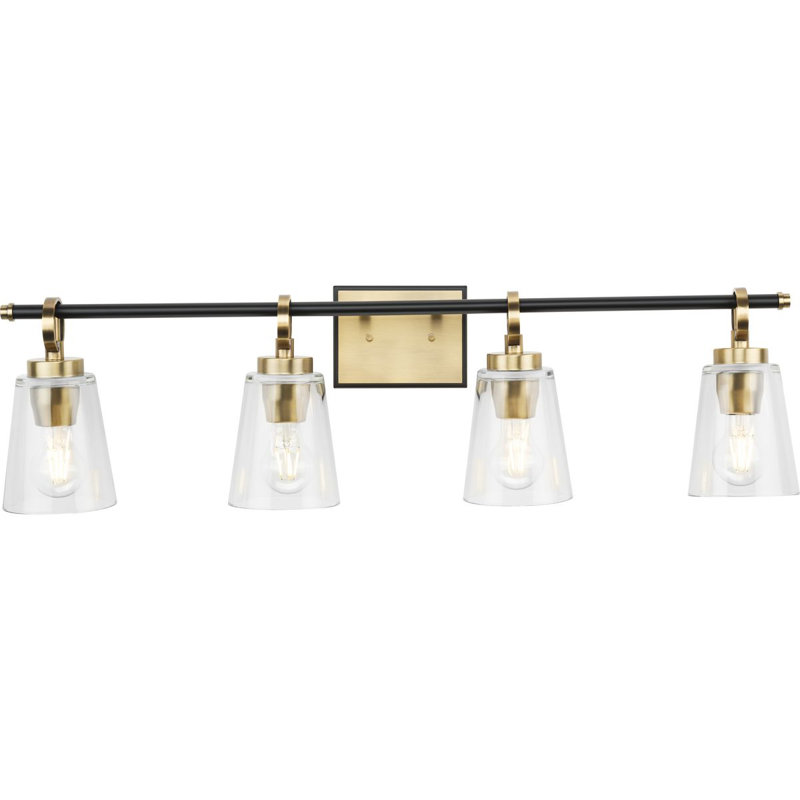 Cassell Dimmable Vanity Light, Vintage Brass, 4