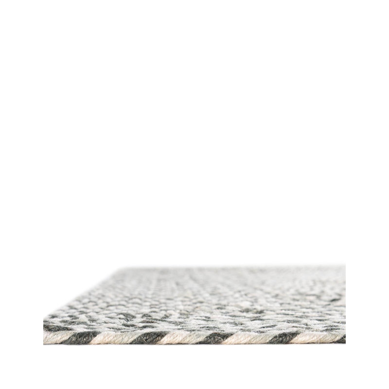 Contemporary Aideen Area Rug Gray, Round 2'