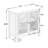 Kitchen Cabinet With Double Glass Doors