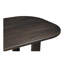 Glenn Oval Dining Table Dark Brown