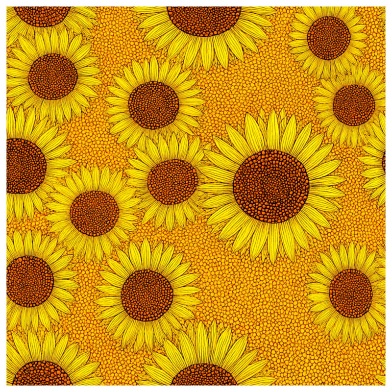 Tapis de bain tournesol Boho, 34in W x 21in L