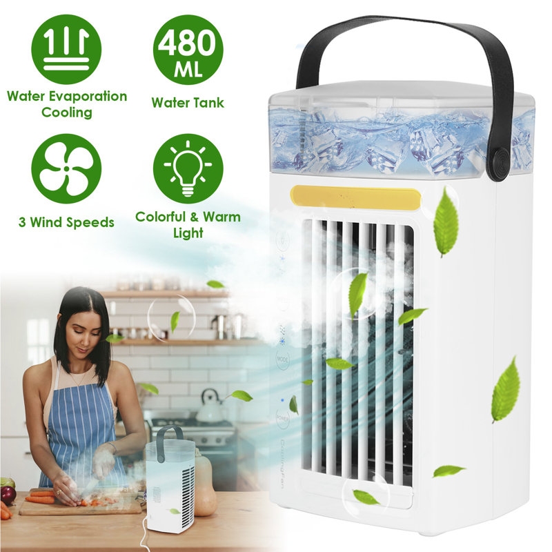 Ventilateur de climatiseur portatif 9,84 "Edge Collections