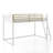 Audreena Twin Metal Platform Loft Bed-50208495