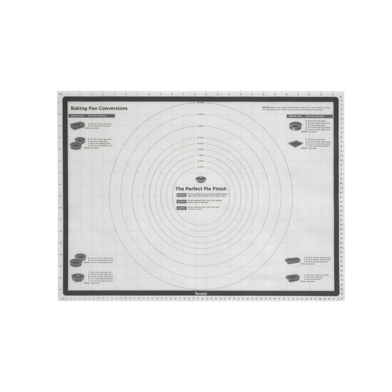 Tovolo Truebake Sil Pastry Mat With Reference Marks For Baking