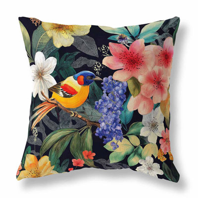 Floral Nocturne Indoor/Outdoor 16x16
