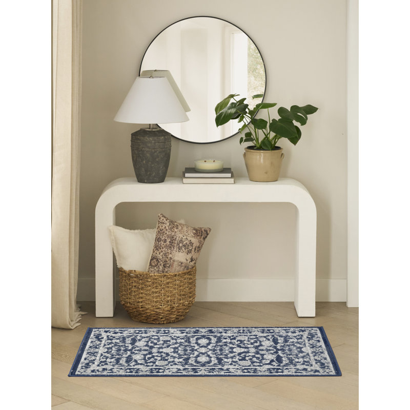 Tapis d'intérieur ardoise / ivoire 2 pi x 4 pi Lafever, Tapis de couloir 2 pi x 4 pi