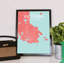 Victoria City Map - No Frame Print-1261134026