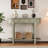 Elegant Retro Console Table with Curved Design and Smooth Glaze for Entryways-1564128846