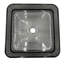 15" Tempered Glass Square Vessel Bathroom Sink-91869433