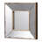Distressed Silver Square Accent Mirror, Wall Mirror for Living Room, Entryway, Office, Bedroom, Hallway-699693844