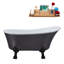 1399.5mm x 680.7mm Freestanding Soaking Acrylic Bathtub-521847222-521847180