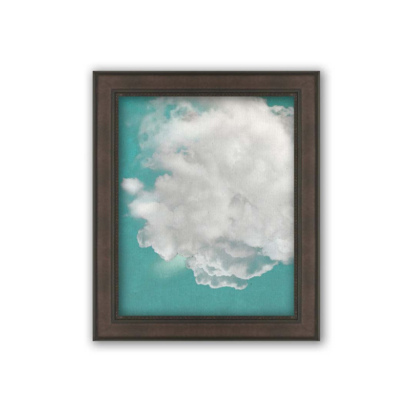 «Cloud Inspiration VI» par Hal Halli. Impression sur papier - Montée et encadrée avec de l'acrylique transparent