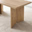 Table à manger rectangulaire en bois Alyria 70,87 po pour 8 personnes-1311340115-1311340119