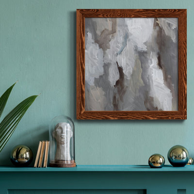 Cloudy Shapes I-Premium, toile encadrée - prête à être accrochée