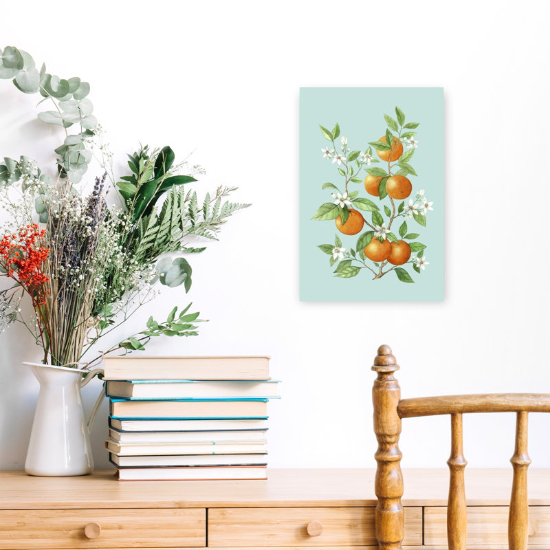 Contemporary Art Contemporary Fruit Summer Wall Art by Maja Kjar - Wrapped Canvas Print, 30.48 cm H x 20.32 cm W