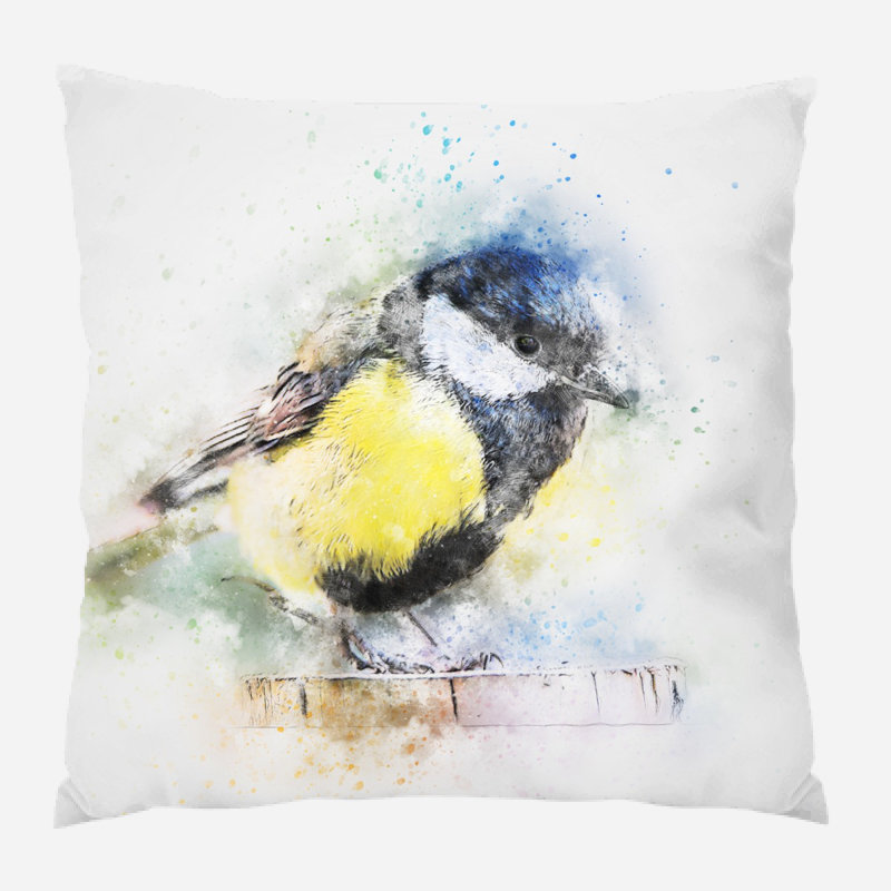  Coussin Bird, Microsuède, Intérieur