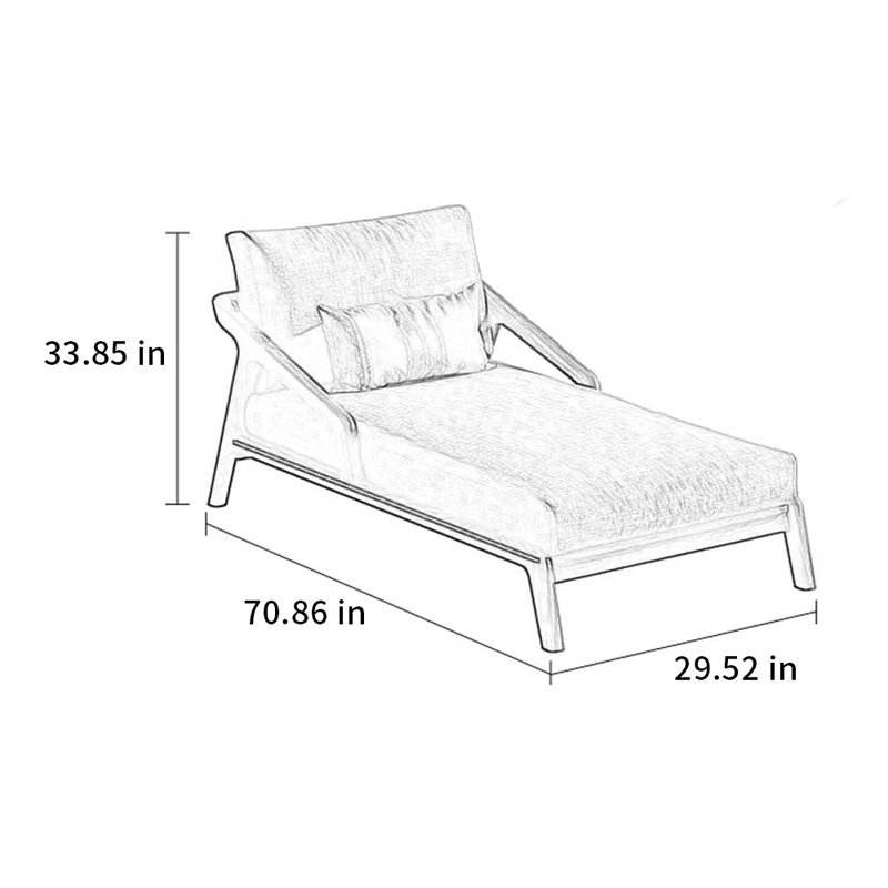 Upholstered Chaise Lounge