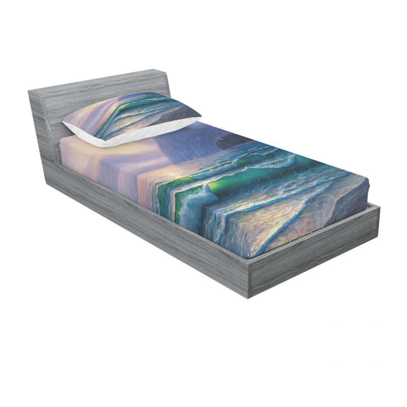 Microfiber Sheet Set, Twin XL Sheet Set with Fitted Sheet