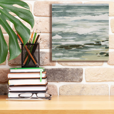  'Low Tide 1' by Emma Caroline Canvas Wall Art, 12" x 12"