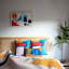 Blah Blah Wool Lumbar Pillow Cover