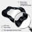 3D Black Brick Cube Dimensions I - Geometric Cloud Large Mirror, Modern Asymmetrical Unique Wall Mirror Decor, Printed Metal Art-472546123
