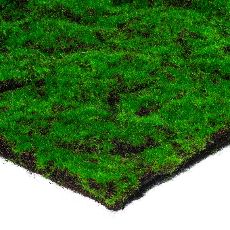Tapis rectangulaire de mousse artificielle