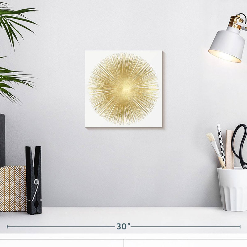 Avery Sunburst or doux I, H 10 po x l 10 po