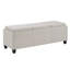 Banc de rangement à couvercle rabattable Alyani