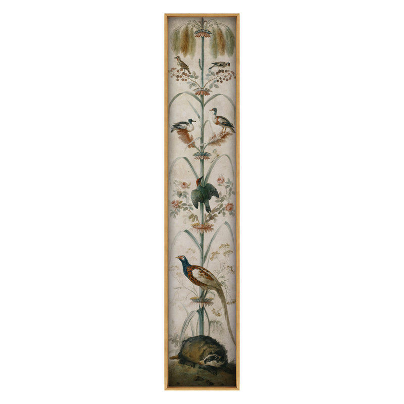 Tropical Vertical Painting 1 Print by Grand Archives, Gold