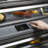 ZLINE Autograph 60 in. Black Steel Built-In Refrigerator w/ Gray Interior and Gold Helix Handles-119340640