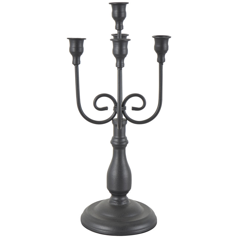 Bougeoir de table en aluminium 16,8 po H